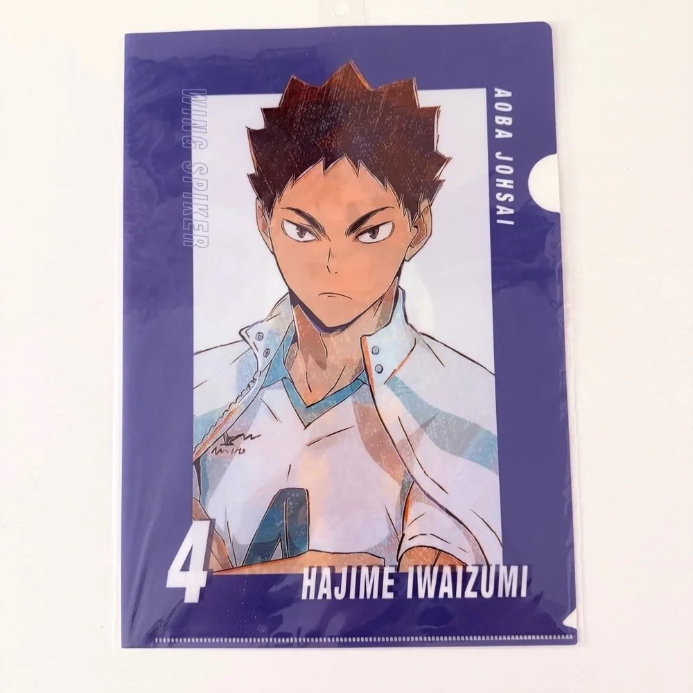 Anime official collectible haikyuu haikyu file folder iwaizumi